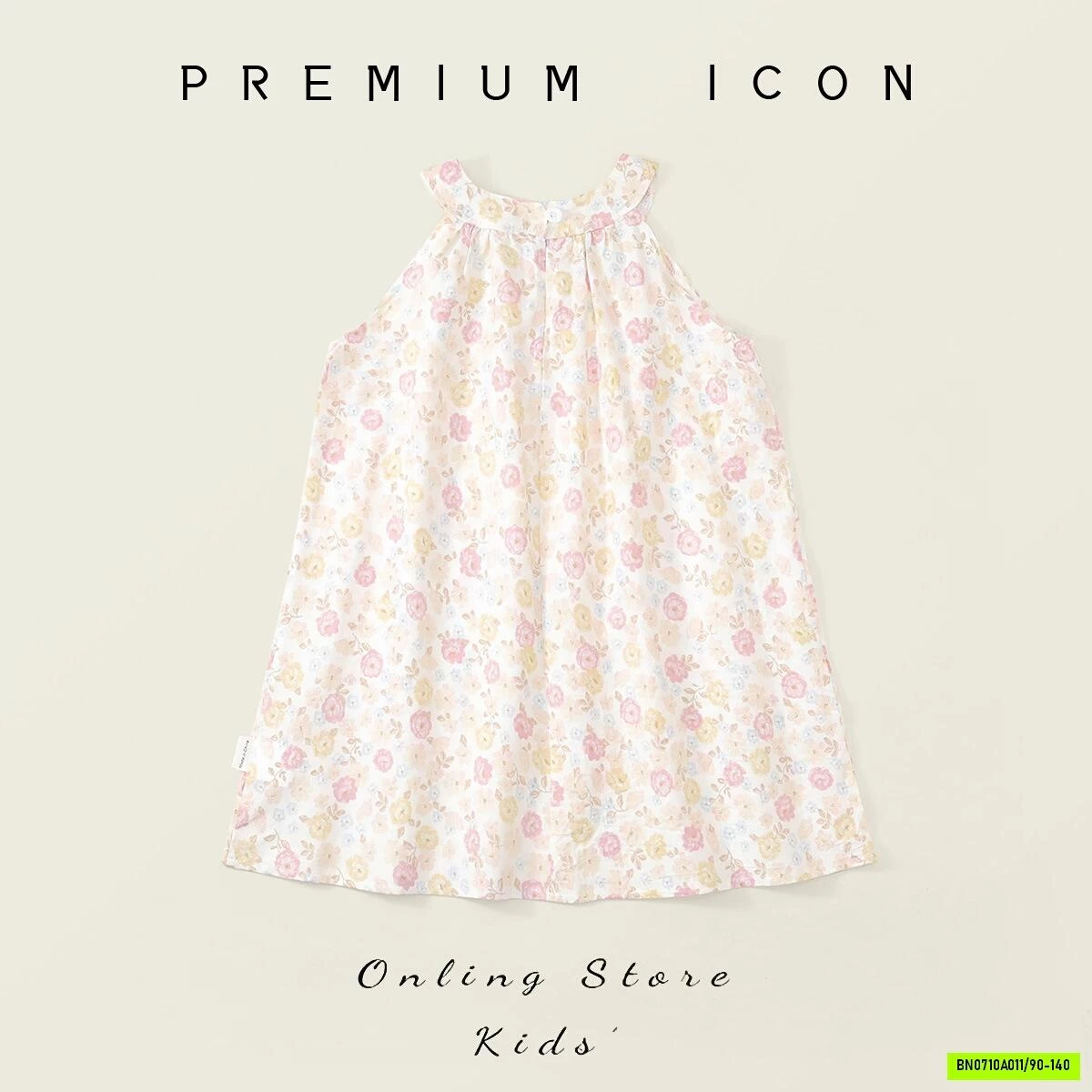 ĐẦM HOA CỔ YẾM PREMIUM