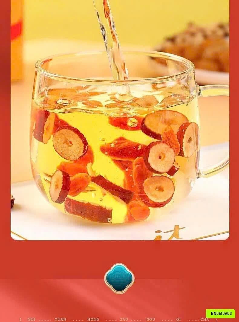 COMBO 52G TRÀ TÁO ĐỎ LONG NHÃN KỶ TỬ