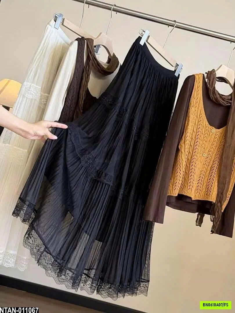 CHÂN VÁY VOAN PHỐI REN ANNA