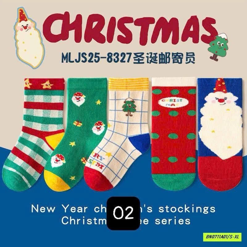 SÉT 5Đ TẤT GIÁNG SINH DỄ THƯƠNG