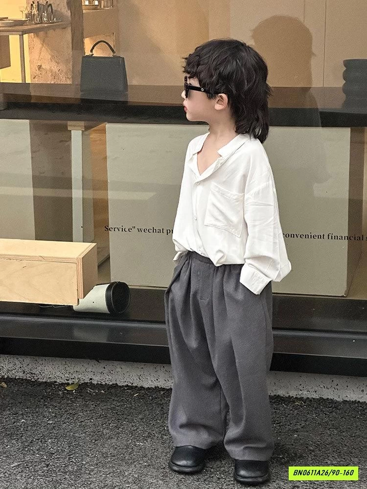 SƠ MI ĐŨI CỔ TRỤ DÀI TAY