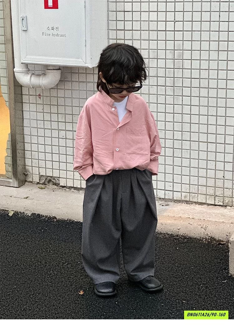 SƠ MI ĐŨI CỔ TRỤ DÀI TAY