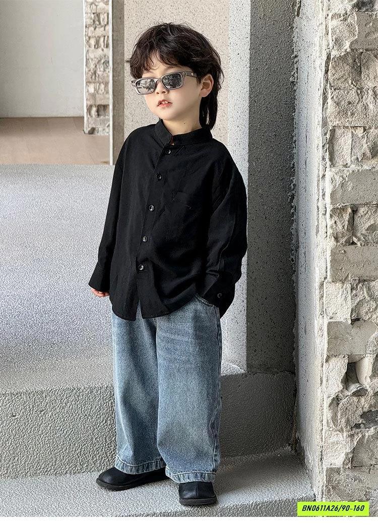 SƠ MI ĐŨI CỔ TRỤ DÀI TAY