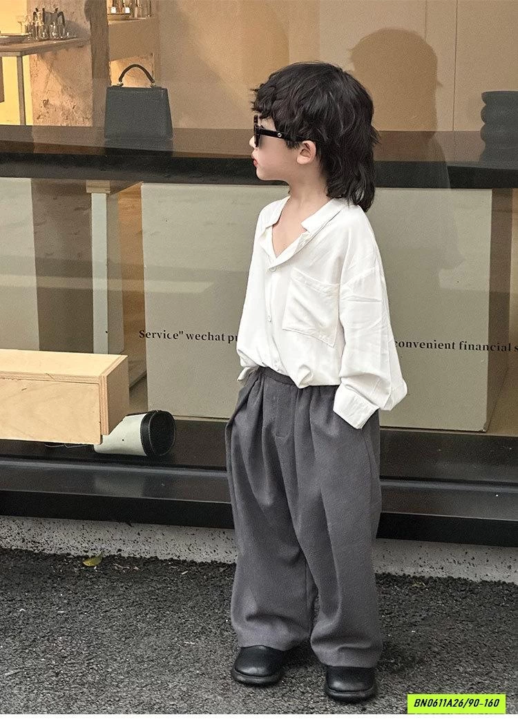 SƠ MI ĐŨI CỔ TRỤ DÀI TAY