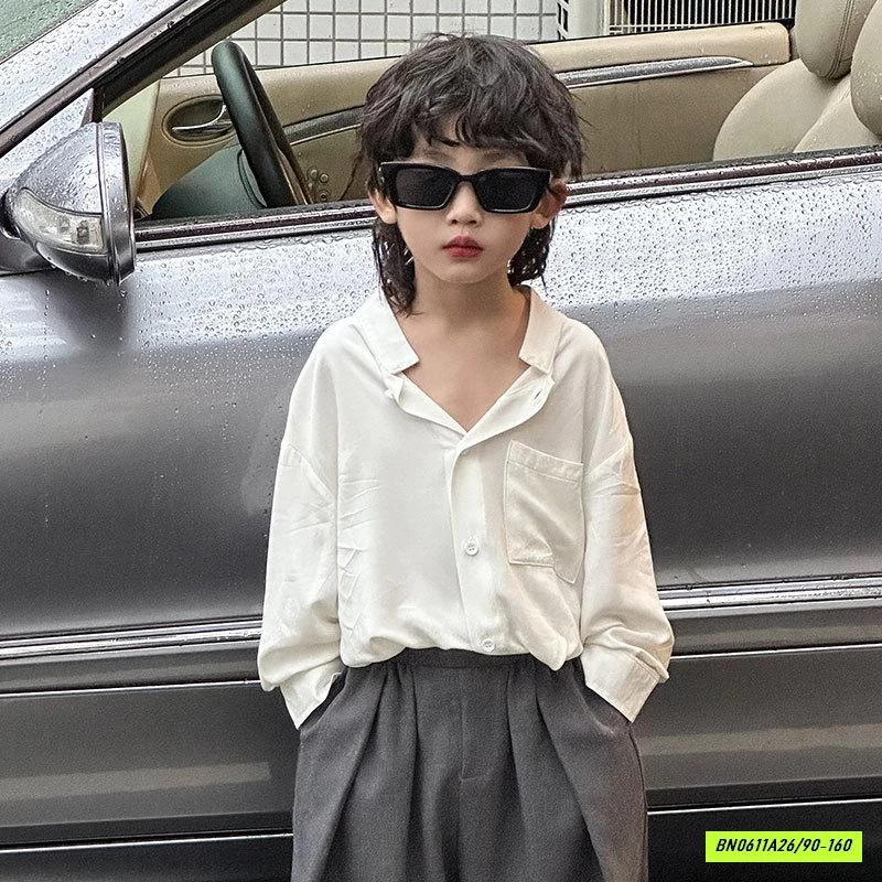 SƠ MI ĐŨI CỔ TRỤ DÀI TAY