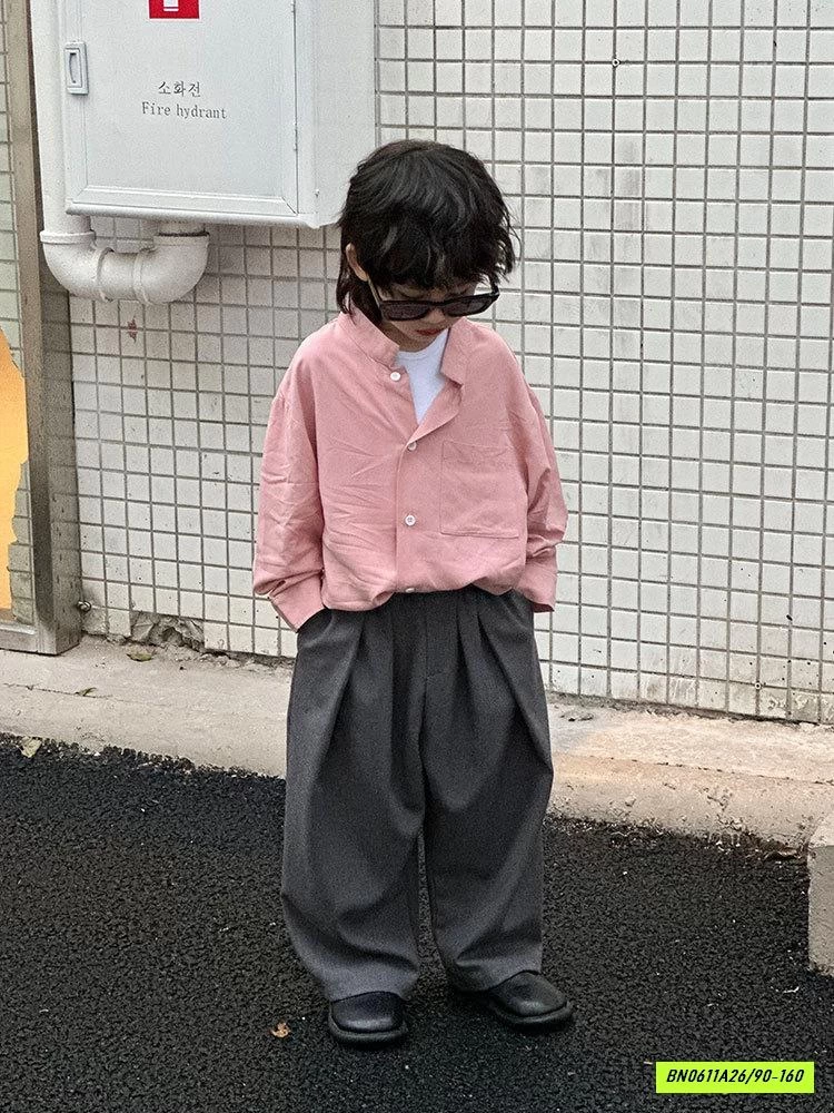 SƠ MI ĐŨI CỔ TRỤ DÀI TAY