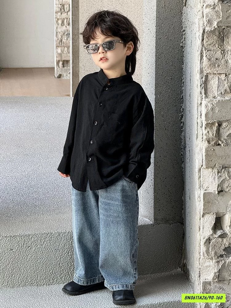 SƠ MI ĐŨI CỔ TRỤ DÀI TAY