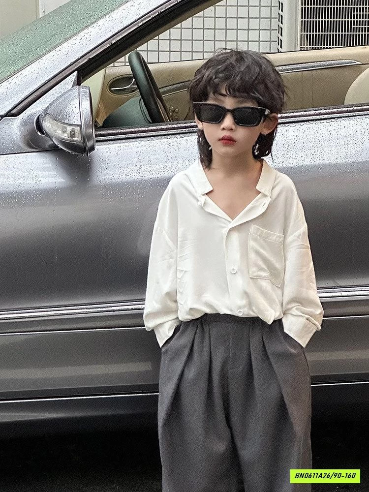 SƠ MI ĐŨI CỔ TRỤ DÀI TAY