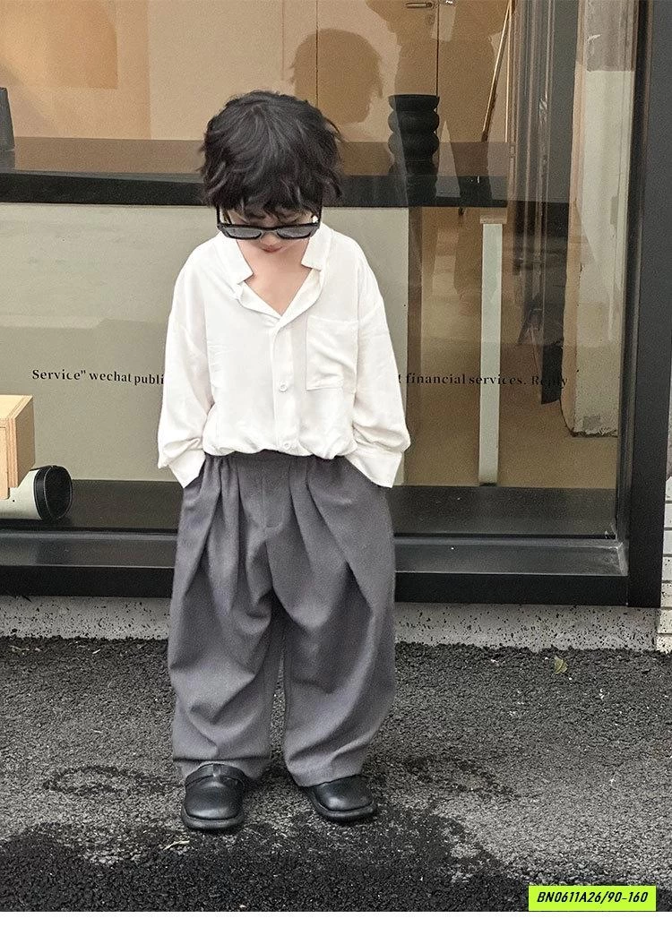 SƠ MI ĐŨI CỔ TRỤ DÀI TAY