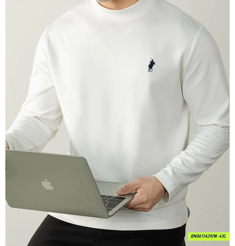 ÁO GIỮ NHIỆT NAM CỔ 3P THÊU LOGO