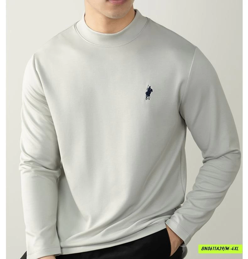 ÁO GIỮ NHIỆT NAM CỔ 3P THÊU LOGO