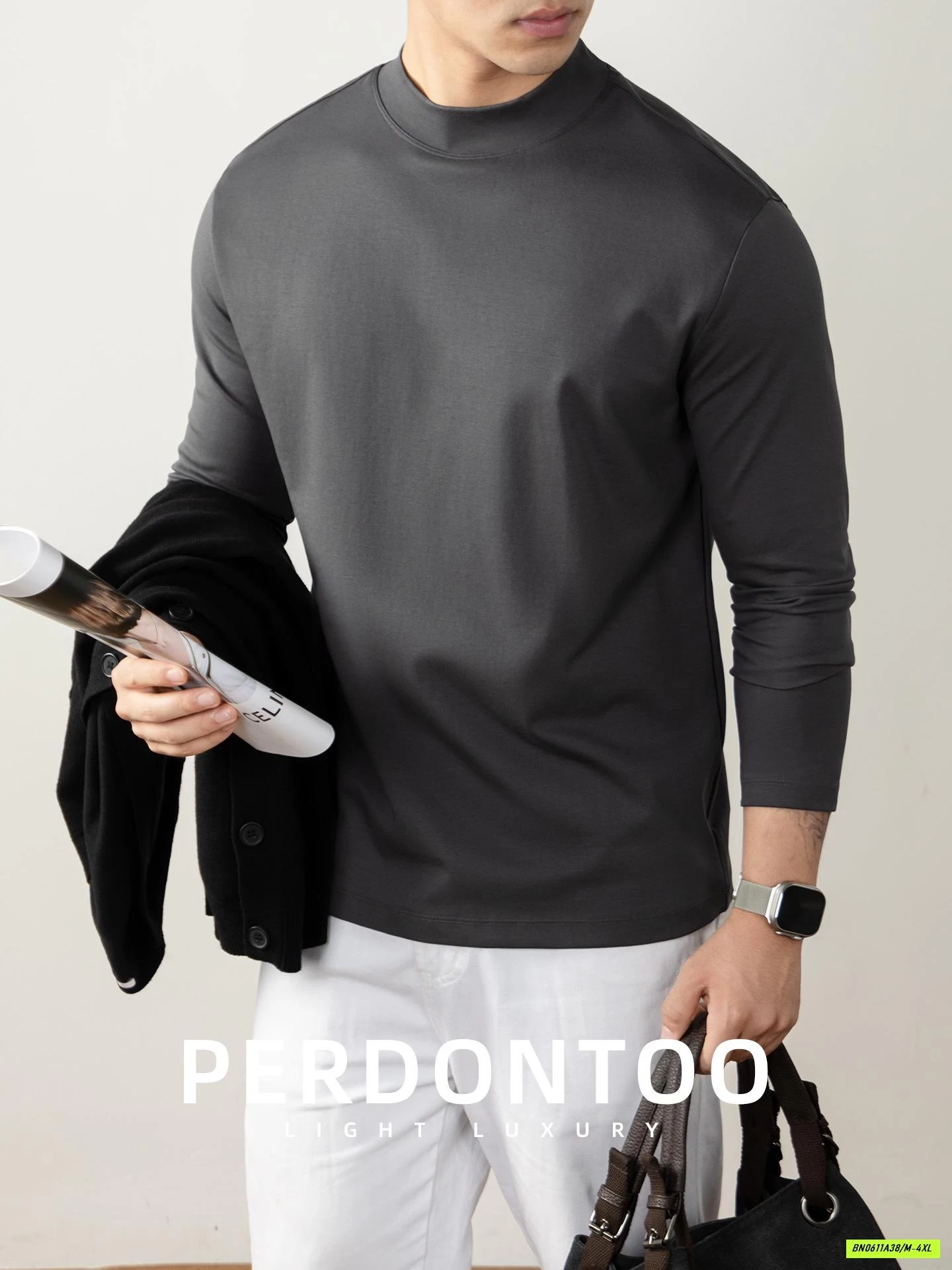 ÁO GIỮ NHIỆT CỔ 3P NAM CAO CẤP