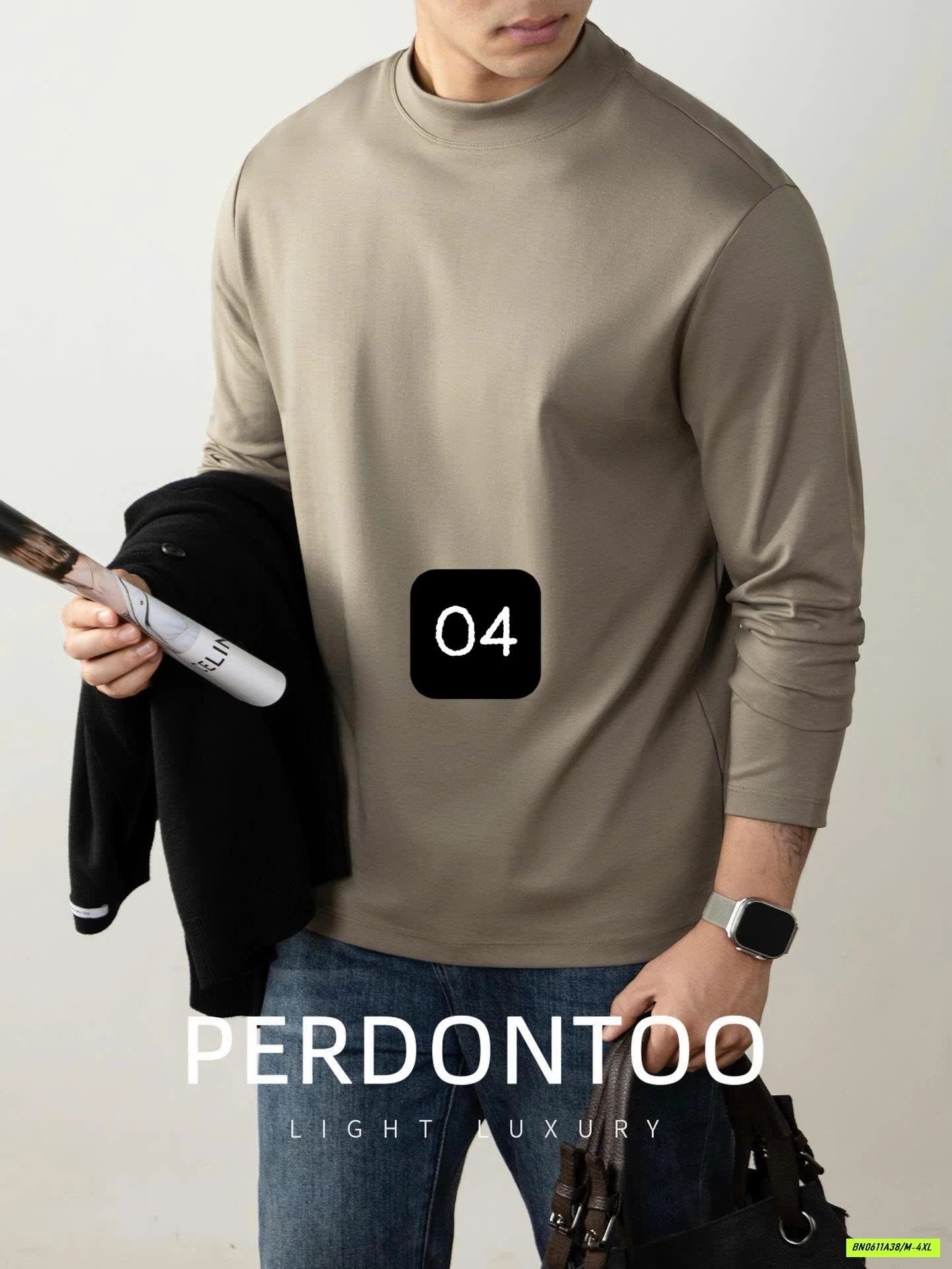 ÁO GIỮ NHIỆT CỔ 3P NAM CAO CẤP