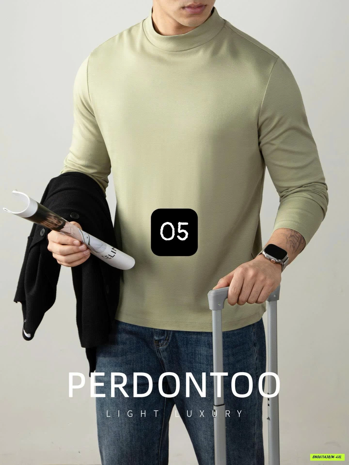 ÁO GIỮ NHIỆT CỔ 3P NAM CAO CẤP