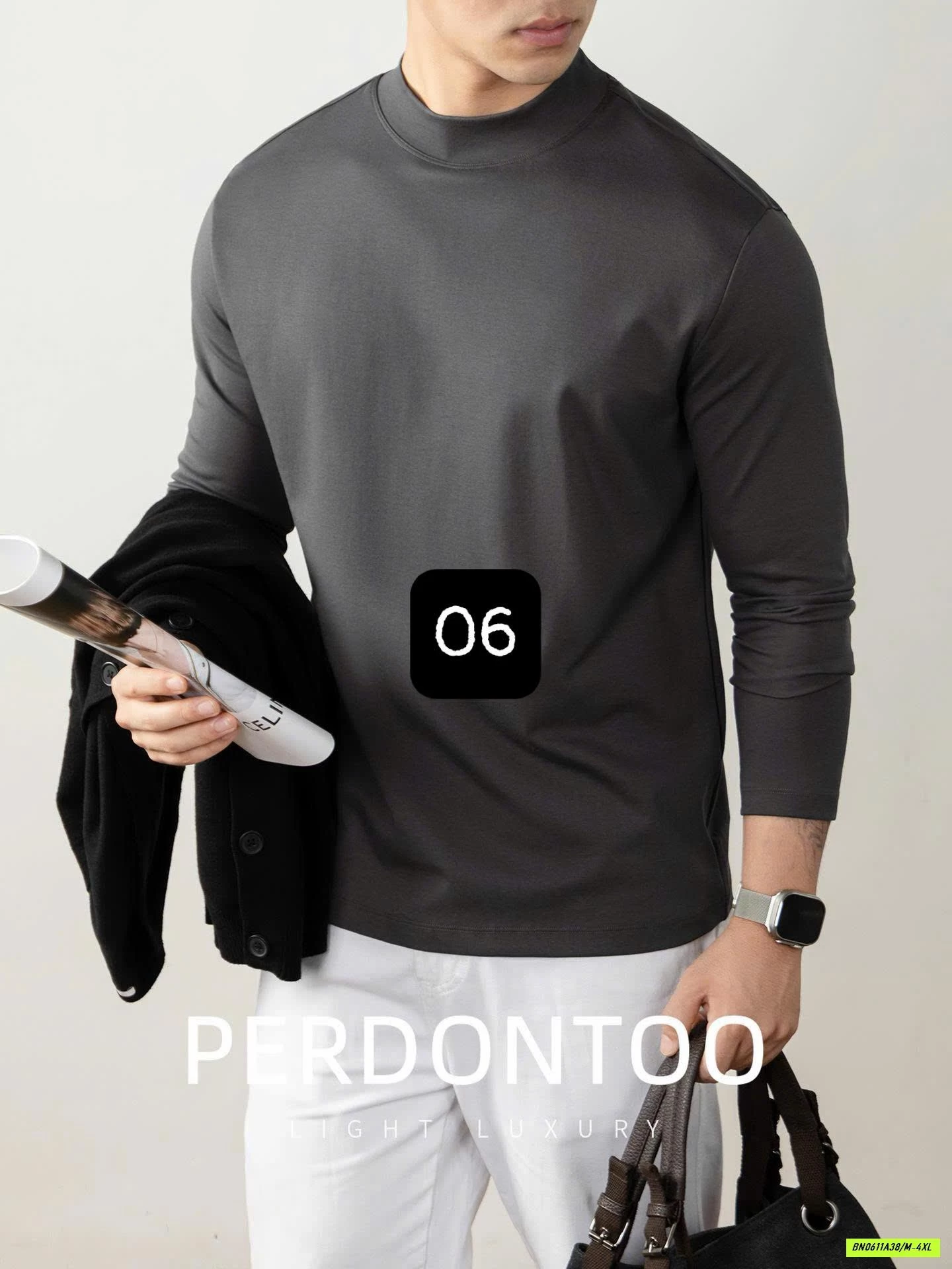 ÁO GIỮ NHIỆT CỔ 3P NAM CAO CẤP