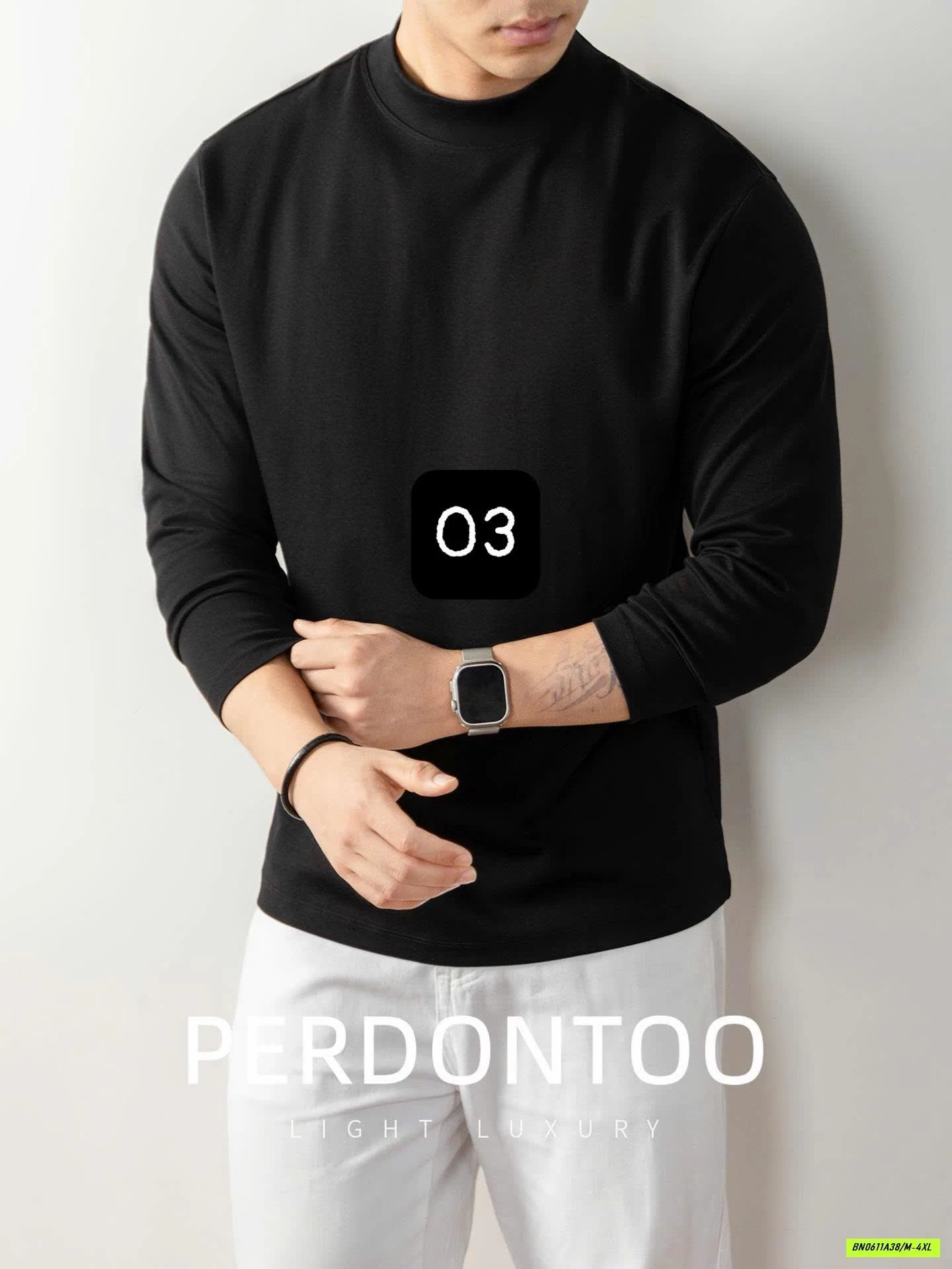 ÁO GIỮ NHIỆT CỔ 3P NAM CAO CẤP