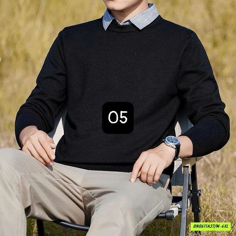 ÁO LEN CAO CẤP CỔ SƠ MI GIẢ 2 LỚP