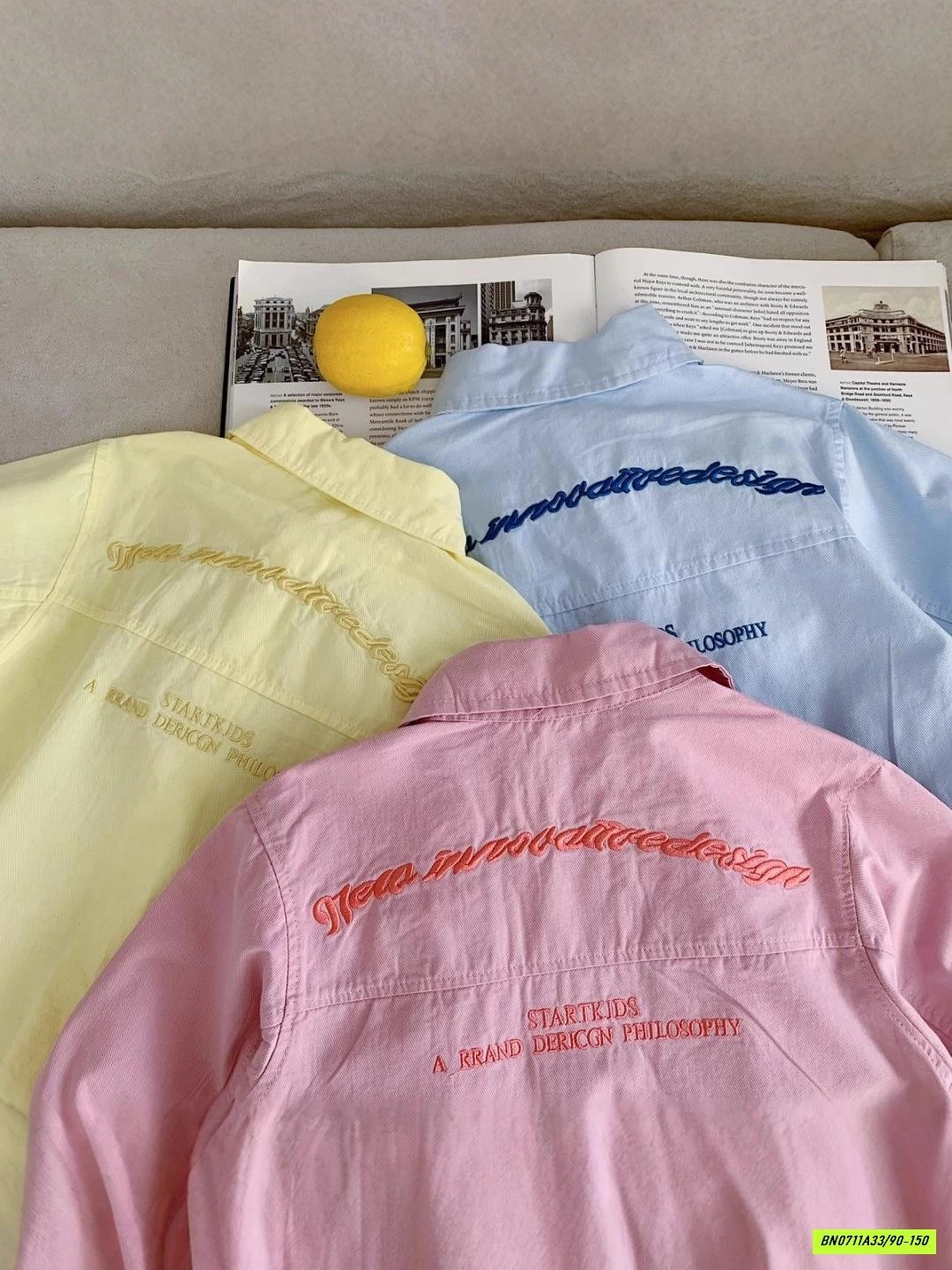 SƠ MI DÀI TAY THÊU