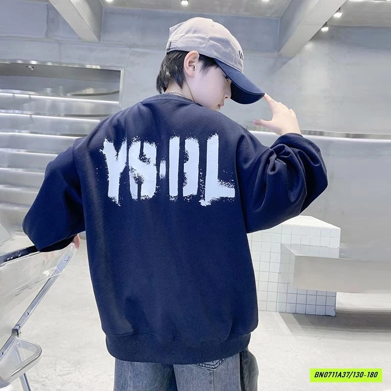 ÁO NỈ IN CHỮ CỔ TRÒN