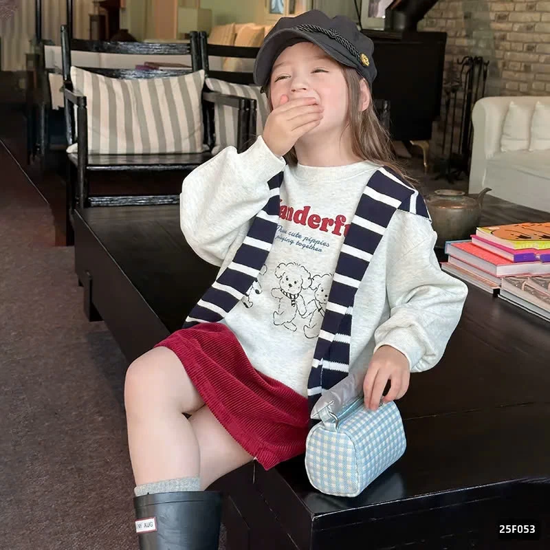 BST ÁO NỈ IN HÌNH AMBB 25F053