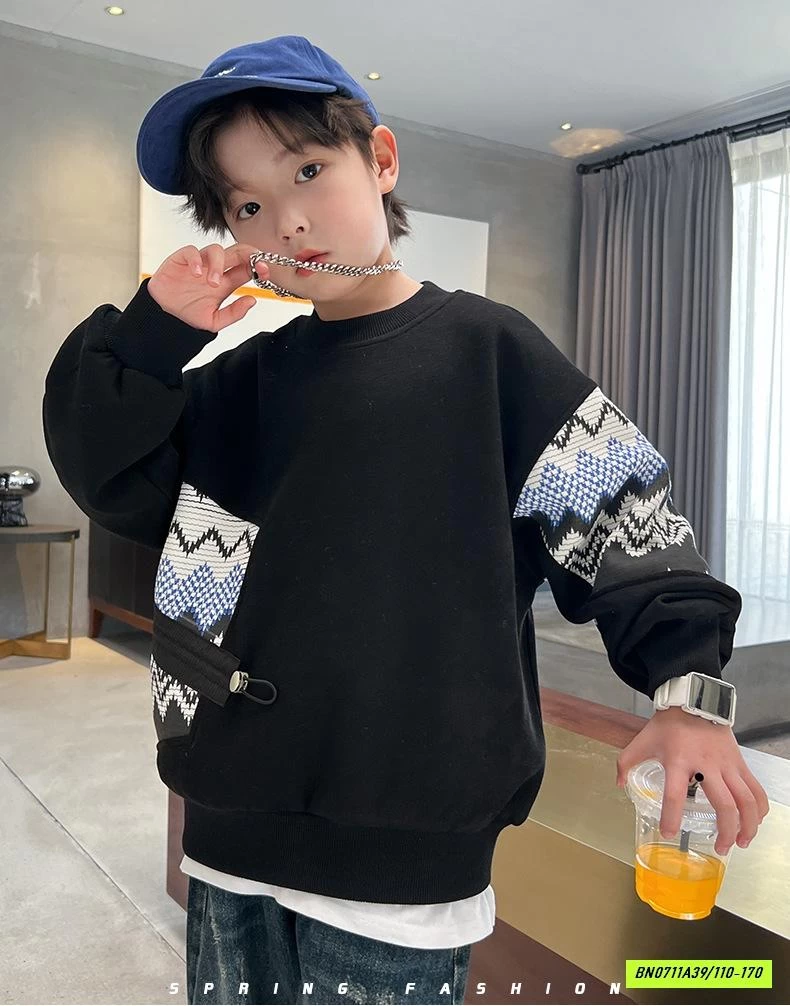 ÁO NỈ ÉP KHÓA HÔNG HHBABY