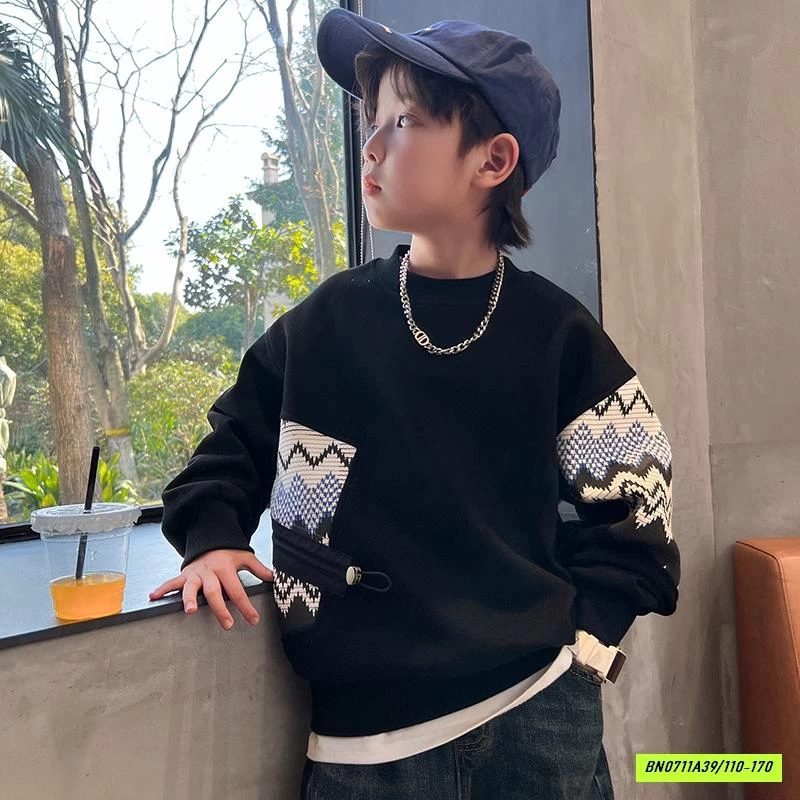 ÁO NỈ ÉP KHÓA HÔNG HHBABY