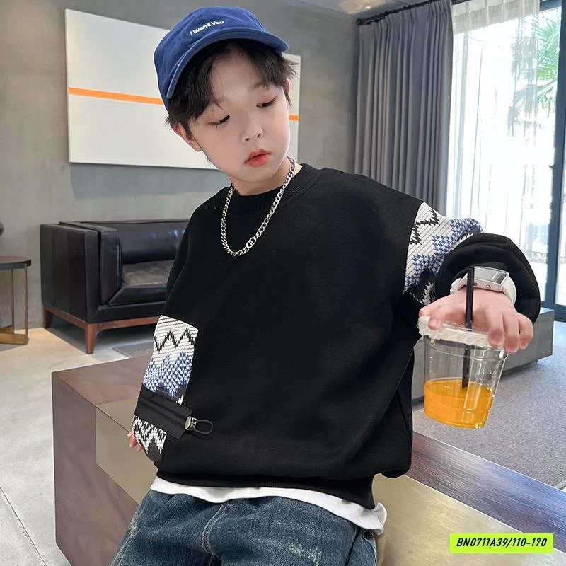 ÁO NỈ ÉP KHÓA HÔNG HHBABY