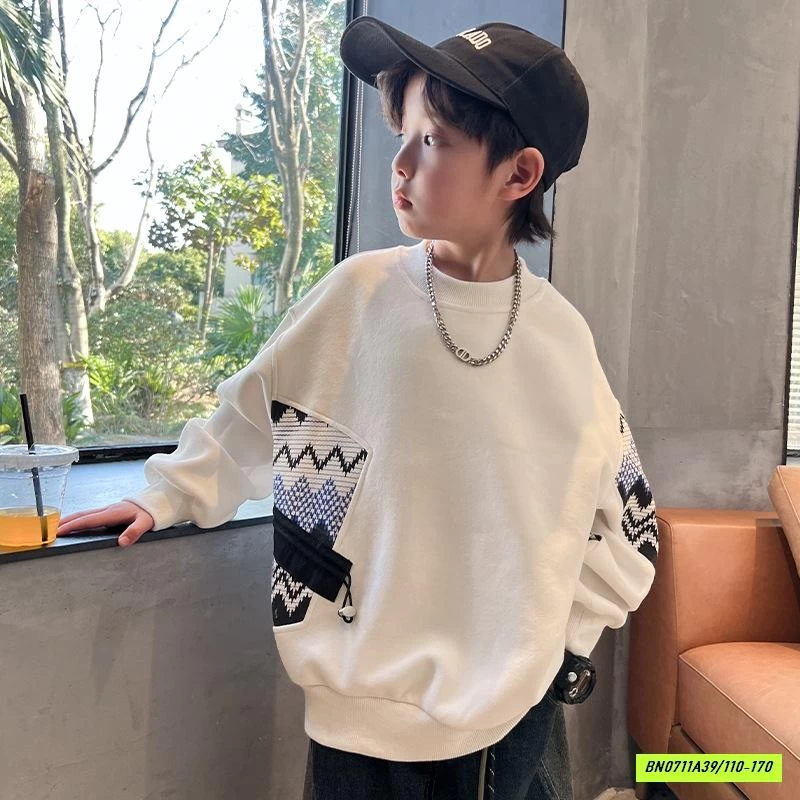 ÁO NỈ ÉP KHÓA HÔNG HHBABY