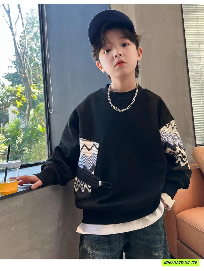 ÁO NỈ ÉP KHÓA HÔNG HHBABY