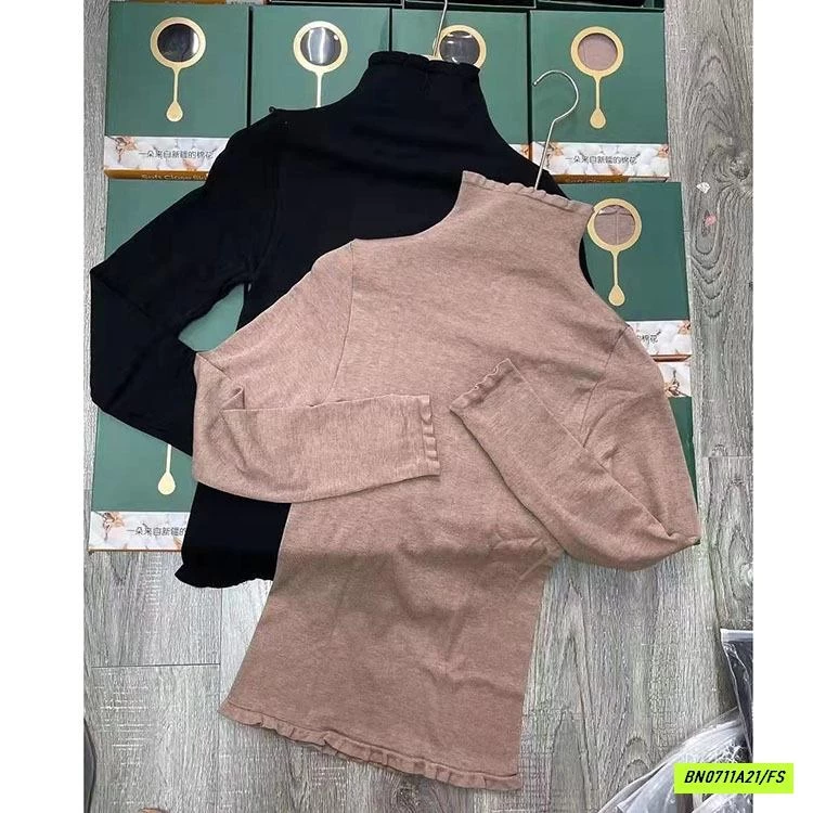 ÁO GIỮ NHIỆT NỘI ĐỊA CỔ BÈO GÂN TRƯỚC