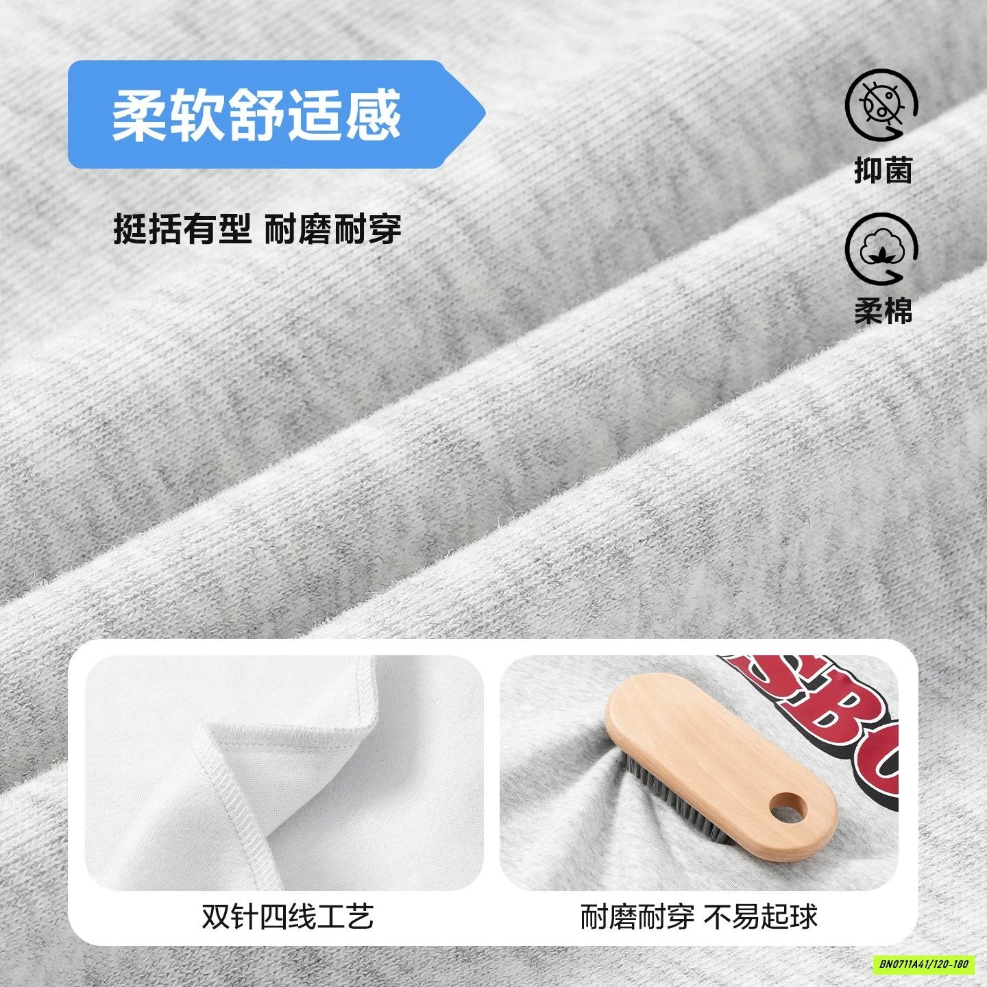 HOODIE XÁM ASBOY HHBABY