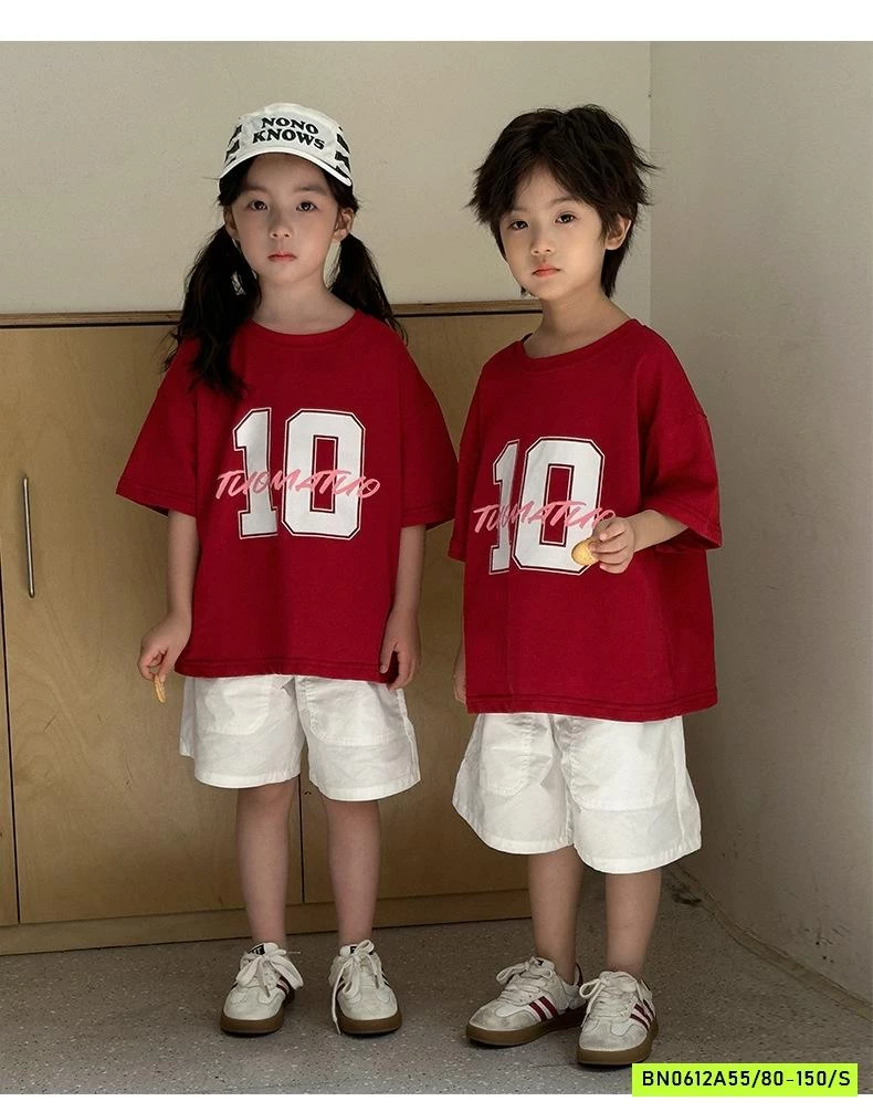 ÁO THUN ĐỎ SỐ 10