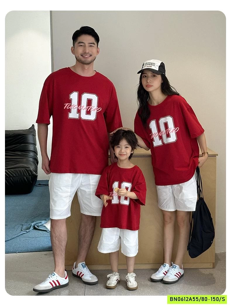 ÁO THUN ĐỎ SỐ 10