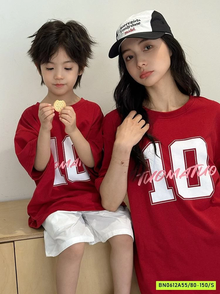 ÁO THUN ĐỎ SỐ 10