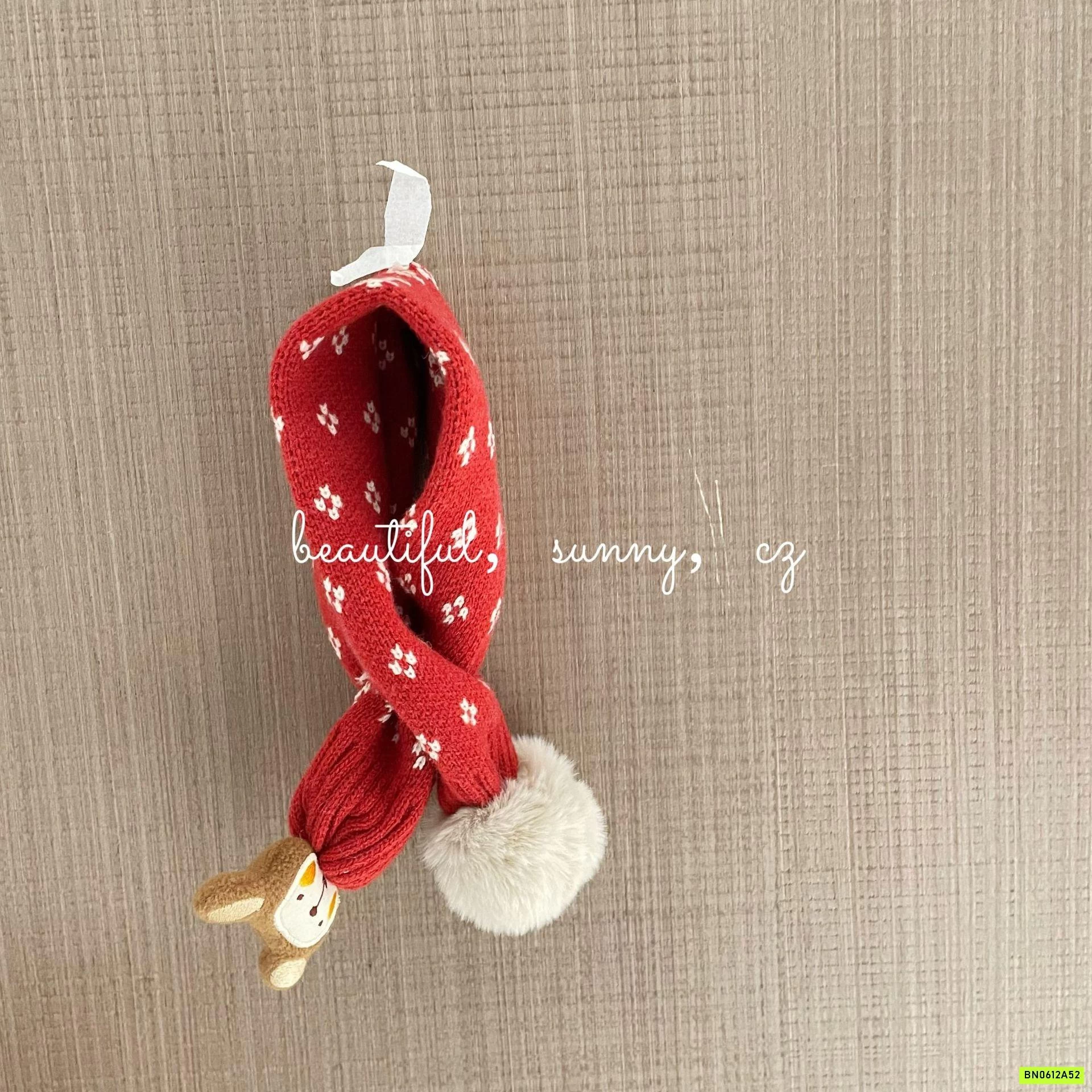 KHĂN LEN TONE ĐỎ