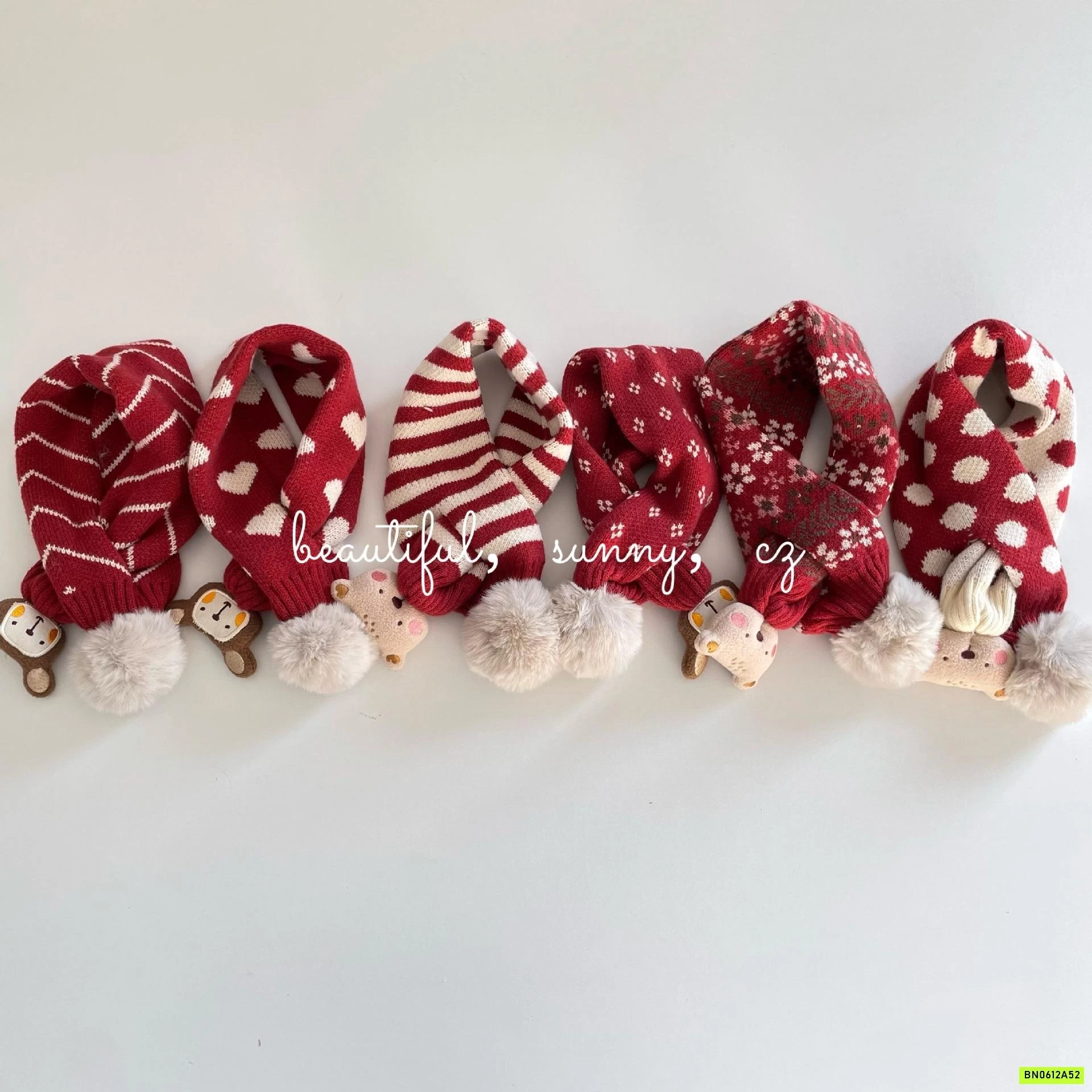 KHĂN LEN TONE ĐỎ