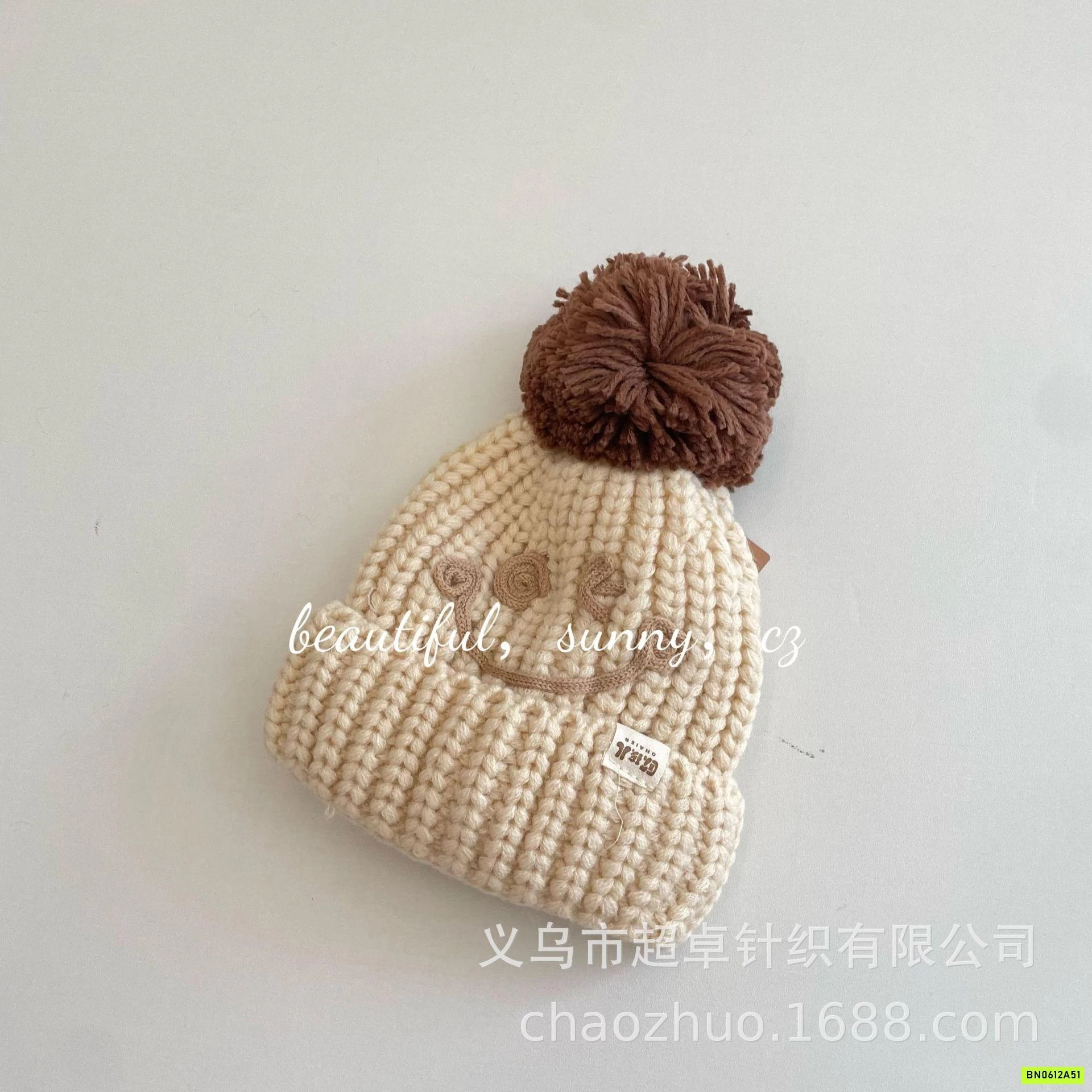 MŨ LEN GẮN BÔNG ICON