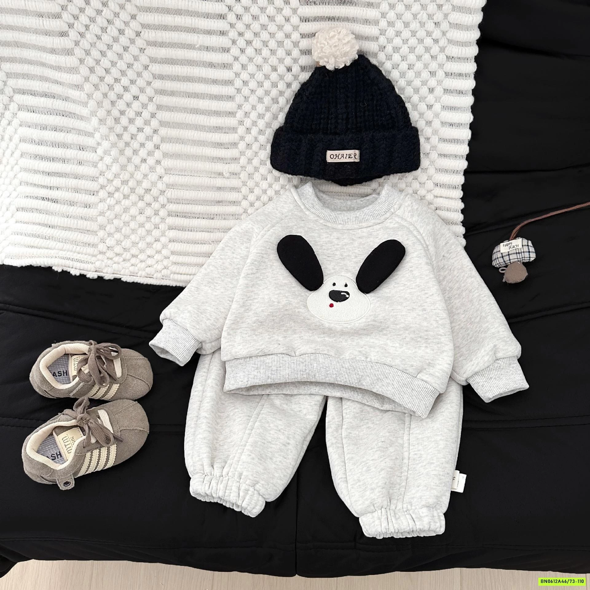 BỘ NỈ CÚN LÓT LÔNG CỪU