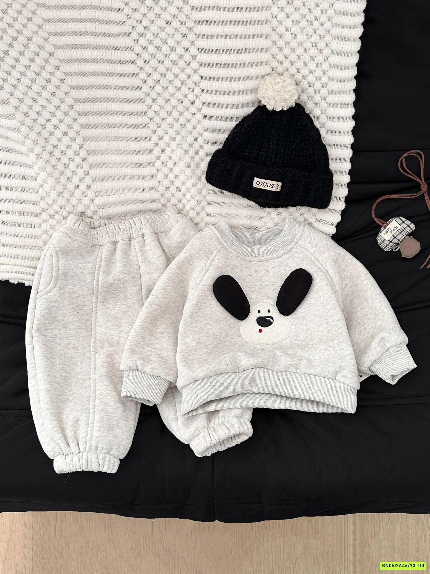 BỘ NỈ CÚN LÓT LÔNG CỪU