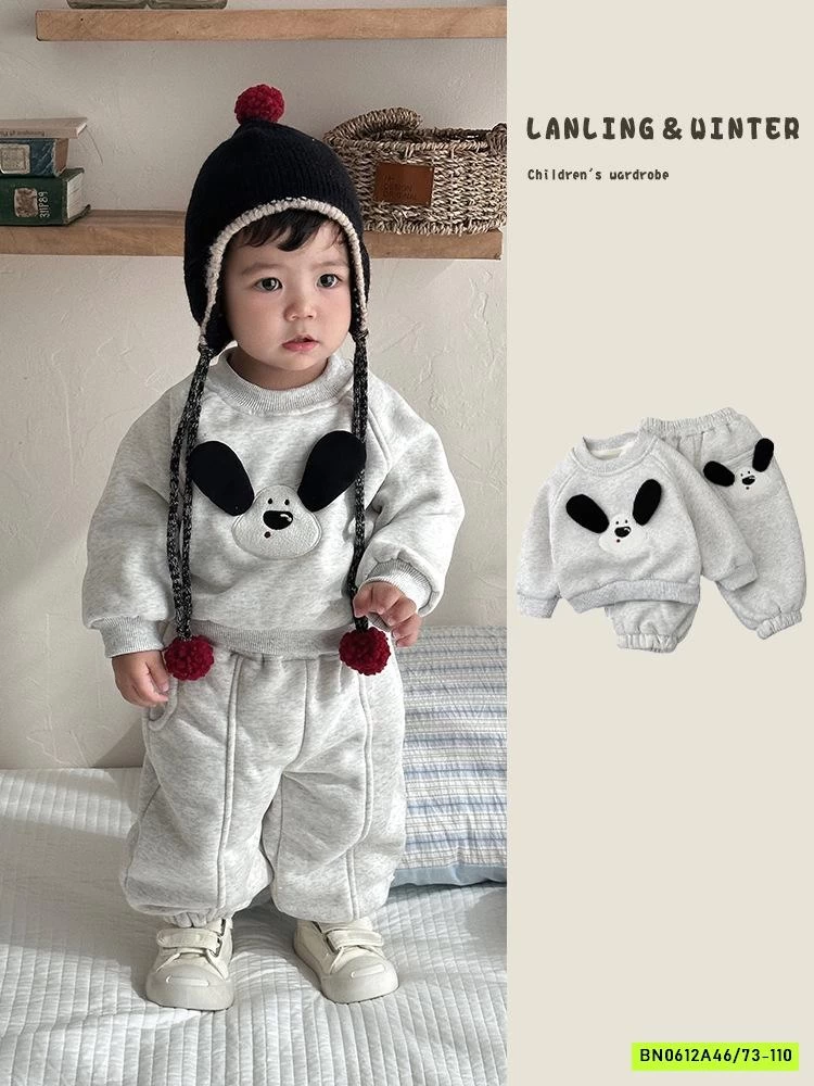 BỘ NỈ CÚN LÓT LÔNG CỪU