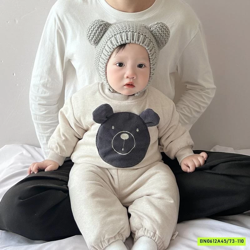 BỘ NỈ BÔNG LÓT LÔNG DỄ THƯƠNG NHÍ