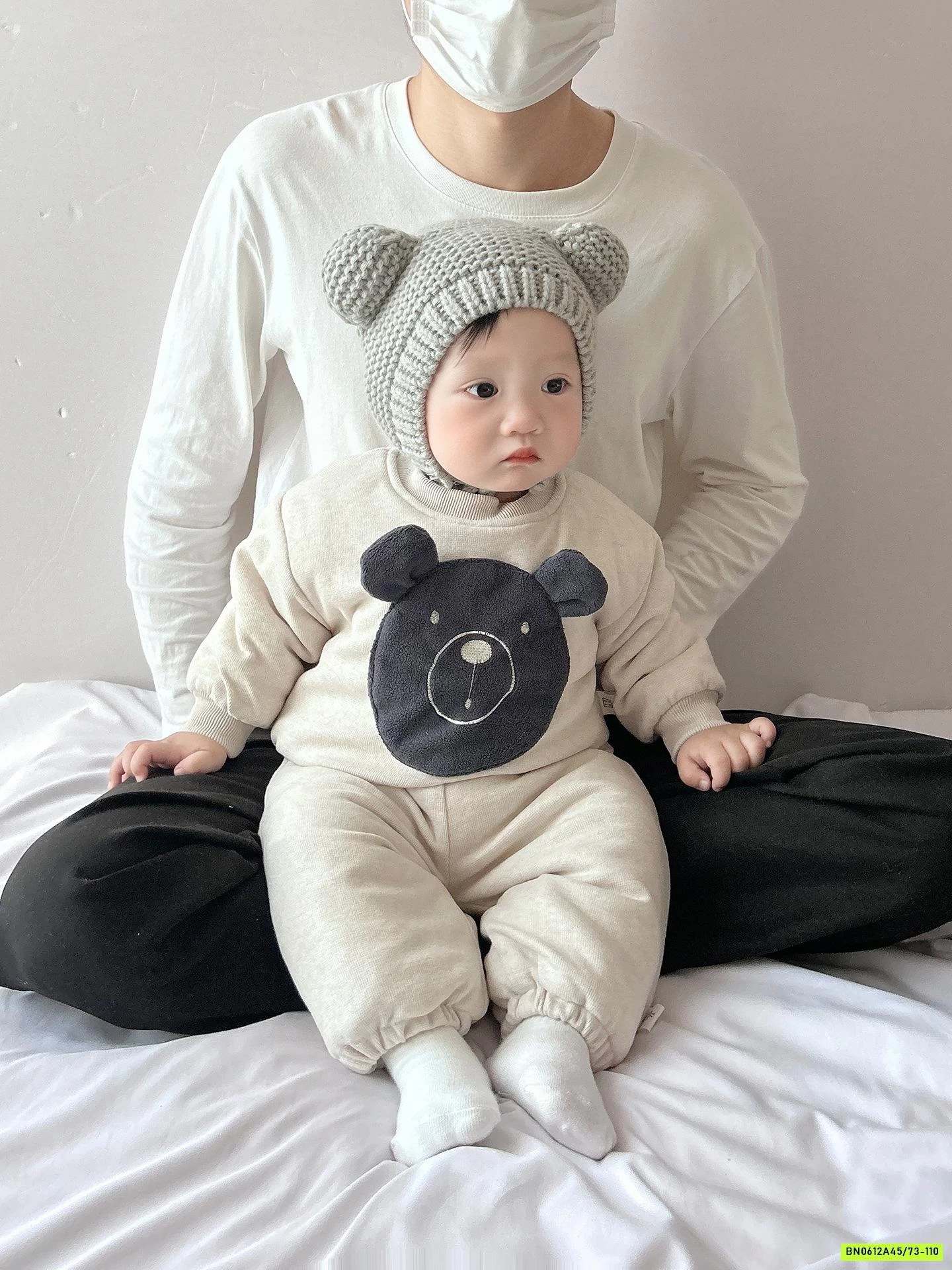 BỘ NỈ BÔNG LÓT LÔNG DỄ THƯƠNG NHÍ