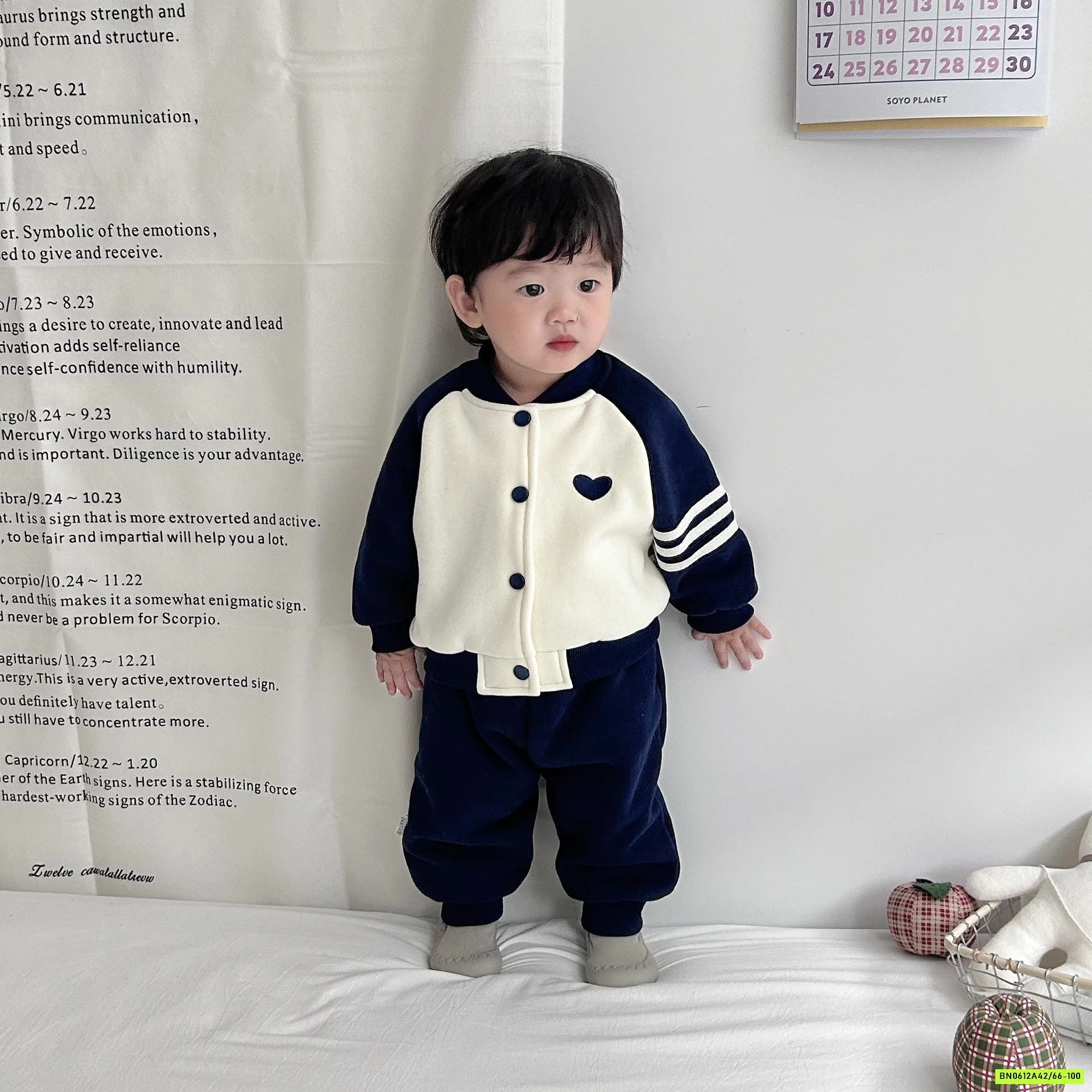 BỘ KHOÁC NỈ LÓT NHUNG SZ NHÍ