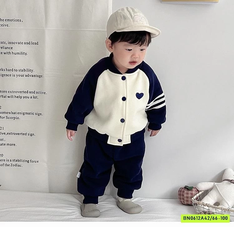 BỘ KHOÁC NỈ LÓT NHUNG SZ NHÍ