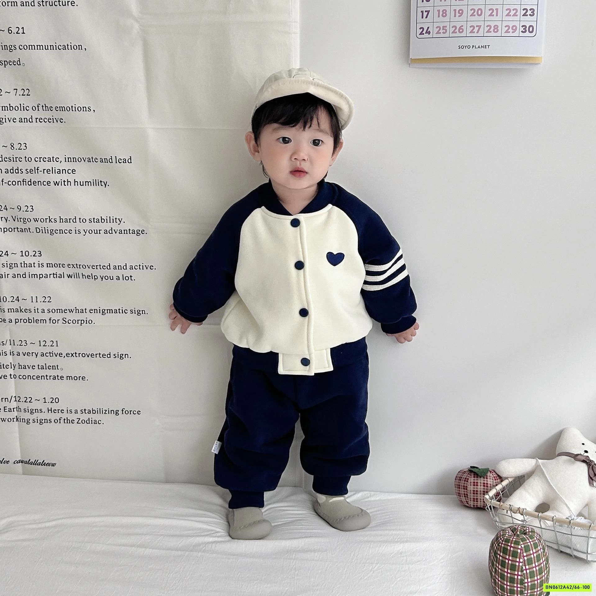 BỘ KHOÁC NỈ LÓT NHUNG SZ NHÍ