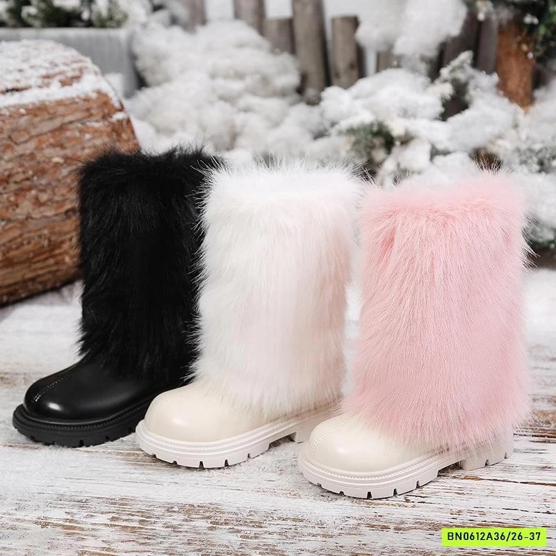 BOOT LÔNG KHÓA SAU LÓT NỈ