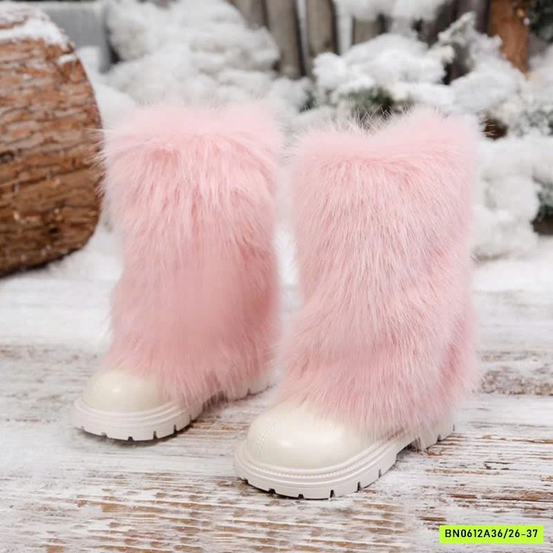 BOOT LÔNG KHÓA SAU LÓT NỈ