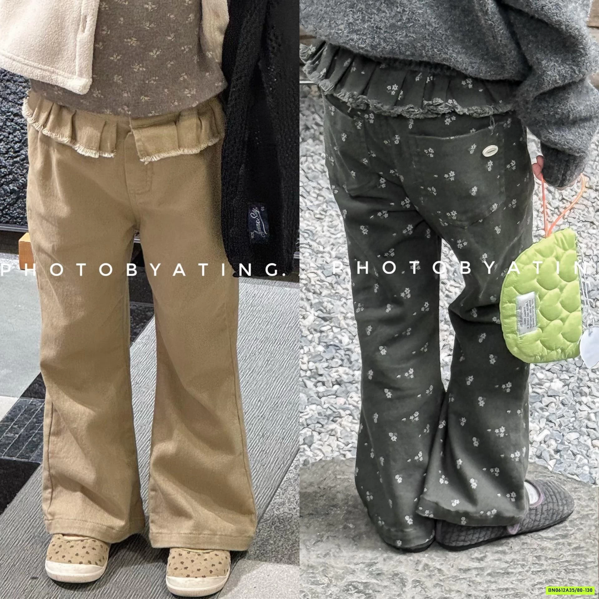 QUẦN THÔ LOE VIỀN BÈO ADBABY