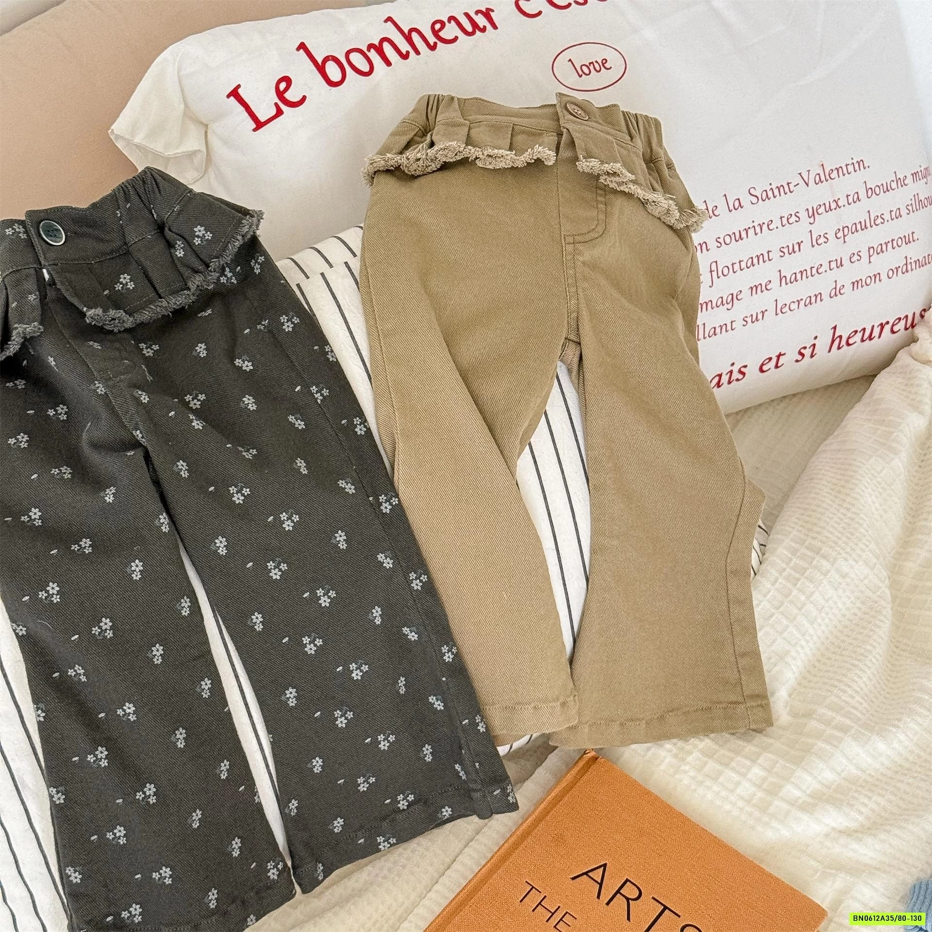 QUẦN THÔ LOE VIỀN BÈO ADBABY