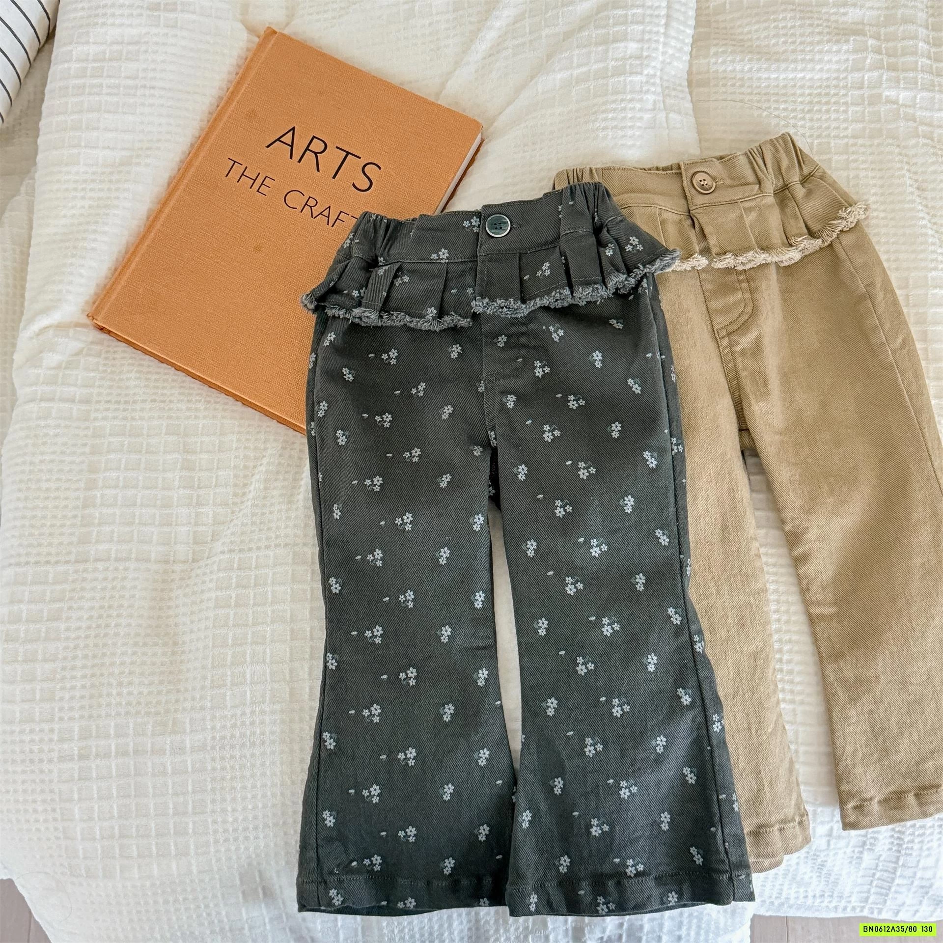 QUẦN THÔ LOE VIỀN BÈO ADBABY